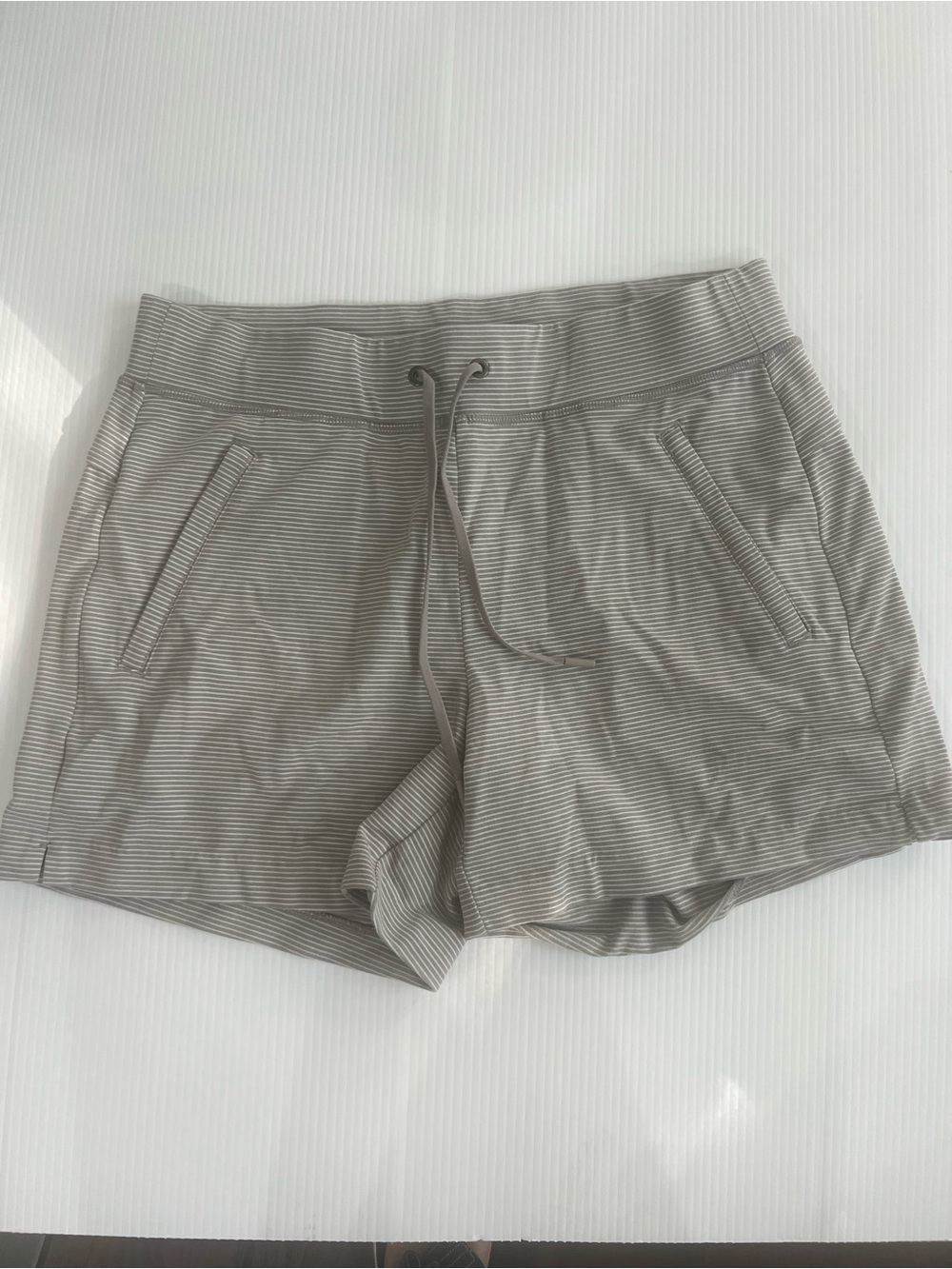 Athletica Women's Striped Drawstring shorts